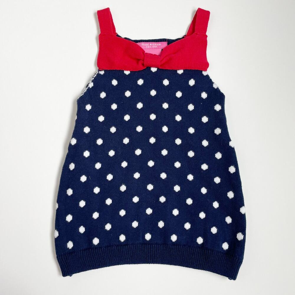 Isaac Mizrahi Knit Polka Dot Dress